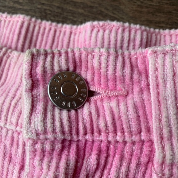 BDG High & Wide Pink Corduroy Pants - Picture 4 of 9